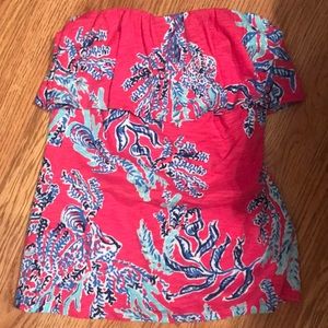 Lilly Pulitzer Wiley tube top